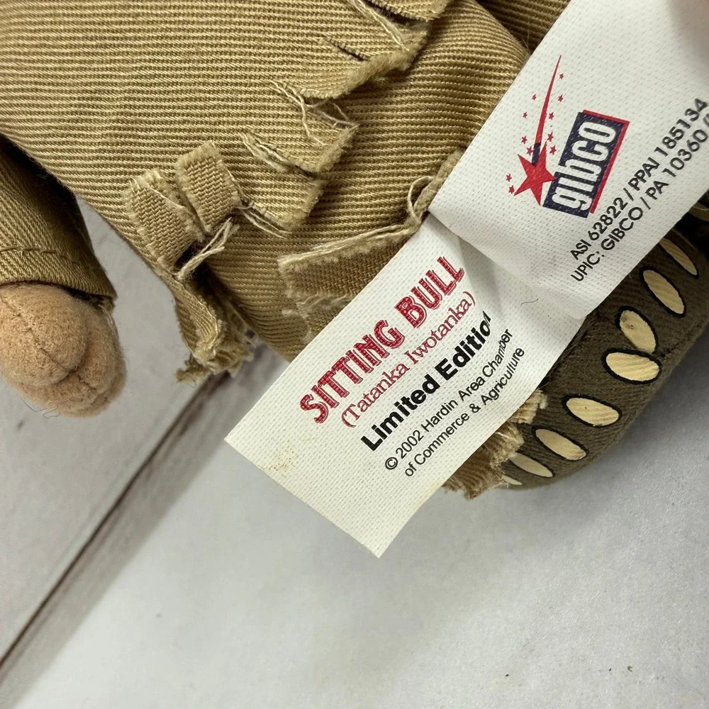 Vintage‎ Gibco Custer's Last Stand Plush Sitting Bull Gibco 2002